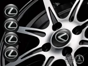 Lexus Cupola Logo Bombata Perfetto Adesivo Ruota